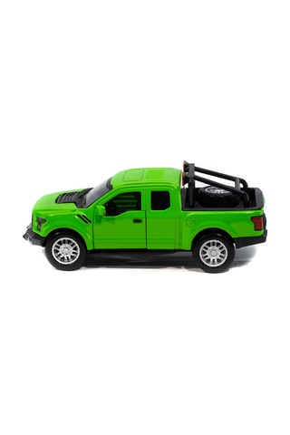 Metal Ford Ranger Pikap Çek Bırak Işıklı Yeşil 12 Cm