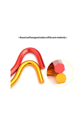 Shineyee Alüminyum Kamp Çadır Pini, 6 Adet, Üçgen Tip, Hafif, Yüksek Dayanıklı, Kayma Engeli, Siyah, Depolama Çantası İçerir Siyah