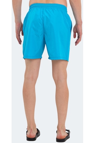 Slazenger RATING KTN Erkek Cepli Deniz Şortu Turkuaz Mayo
