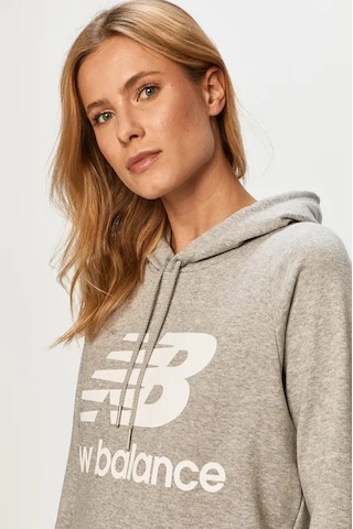 New Balance Kadın Sweatshırt Wt03550-ag Gri