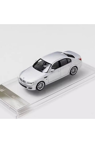 King Model Bmw M5 E60 Silver Gümüş 1/64 Pleksi