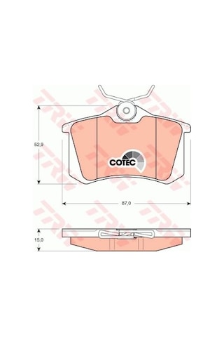 Citroen C4 1.6hdi 2004-2017 Trw Arka Balata Netpar20960