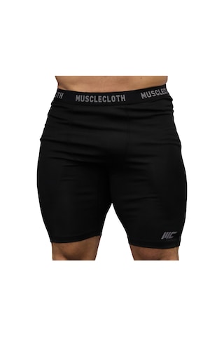 Musclecloth Training Erkek Şort Tayt Siyah SiYAH