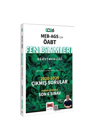 Yargı 2026 Meb Ags Öabt Fen Bilimleri Öğretmenliği 2020-2025 Tamamı Çözümlü Çıkmış 6 Sınav Soruları