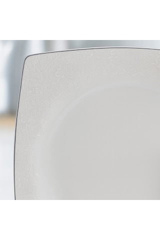 Remetta 55parça Yemek Takımı Beyaz - Gri