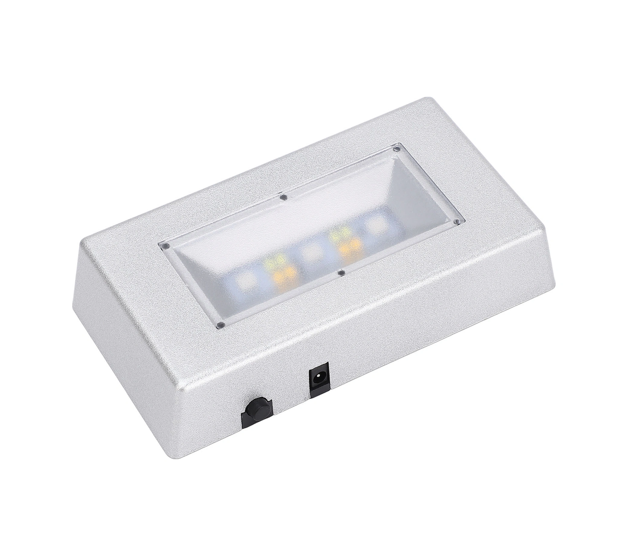 Wezone Gümüş Led Işık Tabanı, Usb/pil Beslemeli, 11 Ampul, Çok Renkli Modlar, Kristal Top/sanat Eserleri İçin Sergi Tabanı Pil Yok Diğer