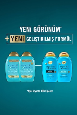 Ogx Güçlü Nemlendirici Ve Canlandırıcı Argan Oil Of Morocco Sülfatsız Şampuan 385ml + Ogx Tarak