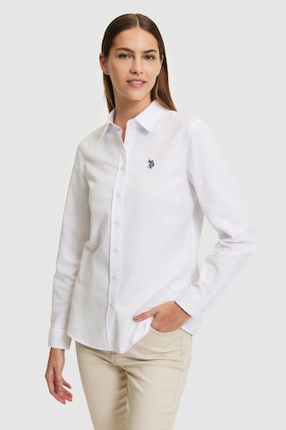 U.s. Polo Assn. Kadın Beyaz Gömlek Basic 50324791-vr013
