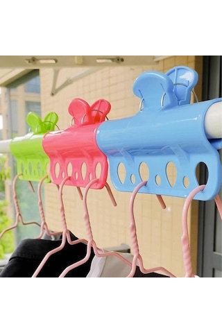 Mufunye 3 Adet Pp Malzeme Çok Amaçlı Çamaşır Kurutma Rakiği, Rüzgarlı Dış Mekanlar İçin Güvenli Klemeli Tasarım, Çorap-iç Giyim-çarşaf Kurutucu DiğER