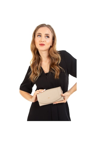 Newish Polo Kadın Suni Deri Kartlık Ve Cüzdan New296 Krem