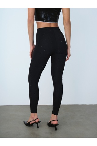 Slim Fit Kadın Tayt Siyah