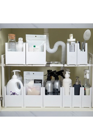 Geeroyoo Büyük Boy Mutfak Çekmecesi Ve Tezgah Organizasyon Kutusu, U Şekilli Tasarım İle Pratik Saklama Çözümü Diğer