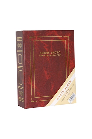 Rabsev 10x15cm 200 Fotoğraf Kapasiteli Ciltbezli Lüks Fotoğraf Albümü RS9206-B