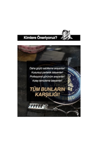 Dashu Classic Tiger Rage Pomade Profesyonel Ve Parlak Bitişli Güçlü Tutuşa Sahip Saç Sabitleyici Jel 160 ML