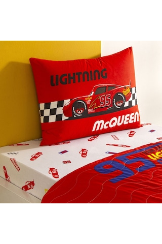 Taç Lisanslı Disney Cars Race Track Tek Kişilik Pamuk Complete Set 000000001000050003 Çok Renkli