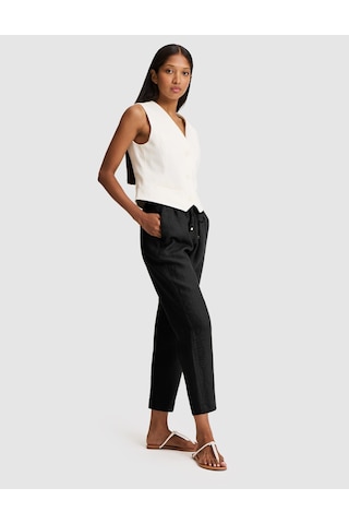 Pierre Cardin Siyah Carrot Fit Kanvas Pantolon 50321220 Vr046