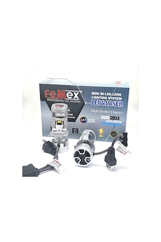 Femex Pro H4 Mini Bi-led 50w Kendinden Mercekli