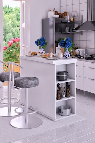 Şahin Ada Yemek Masası Kapaklı Çekmeceli Çok Amaçlı