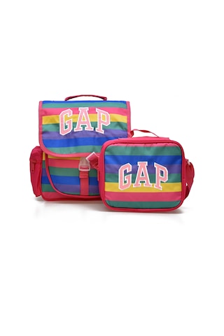 Gap Kız Çocuk 2'li Okul Seti İlkokul Çantası Ve Beslenme Çantası Seti 12821 Pembe