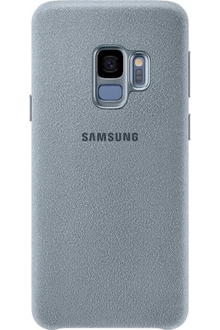 Galaxy S9 İle Uyumlu Alcantara Kılıf Gri Ef-xg960amegww