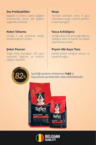 Plus Hipoalerjenik Kuzu Etli, Orta Ve Büyük Irk Yetişkin Köpek Maması, 12 Kg