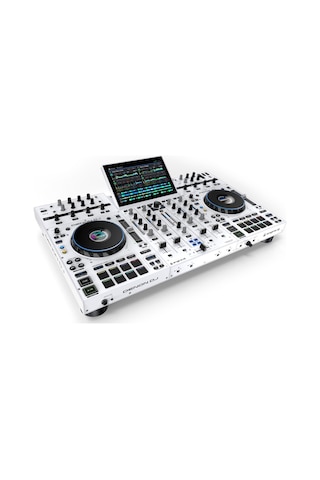 Denon Prıme 4 + Whıte İkinci Nesil Profesyonel 4-kanal Dj Controller, Standalone Player, Engine Prime Sistemi Beyaz