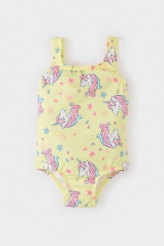 Defacto Kız Bebek Desenli Mayo C0788a525smyl118