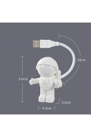 Justcheapstore Astronot Usb Gece Lambası