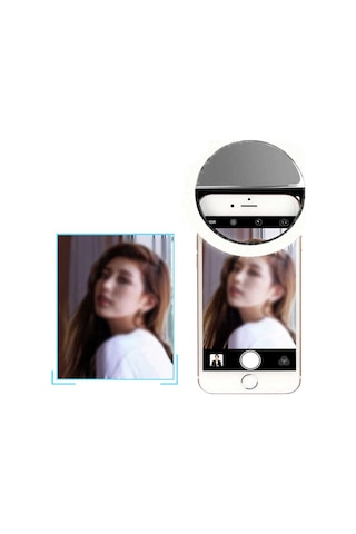 Ekılıf - Canlı Yayın Işıklı M-06 Selfie Işığı - Pembe - T12937