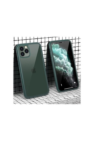 Apple Uyumlu iPhone 11 Pro 9H Full Cam 360° Kamera Koruma Tam Koruma Kilif 397042872