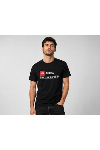 The North Face M S/s Gps Tee Erkek Outdoor Tişörtünf0a8kmhjk31siyah Siyah