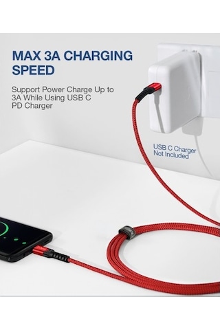 Jsaux Premium Type-c To Type-c 60w Cc0018 2m Hızlı Şarj