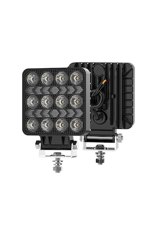 Off Road Çalışma Lambası Ve Sis Farı 4 İnç Selamlamalı Çakar İkaz Gündüz Led Drl 2 Mod 12/24 V