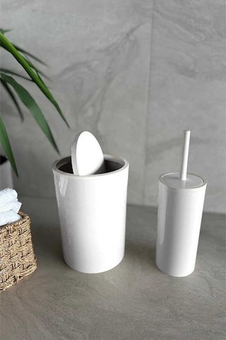 Primanova Flores 2li Banyo Seti Beyaz M-sas18-01 Diğer