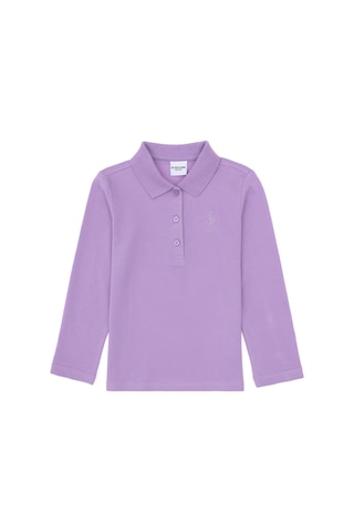 U.S. Polo Assn. Kız Çocuk Lila Polo Yaka Basic Sweatshirt 50316836-VR034