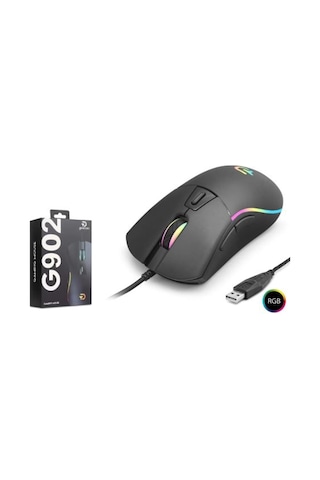 Good Pro G902 Rgb Gaming Mouse 3600 Dpı 6 Tuş 1000hz Siyah Diğer