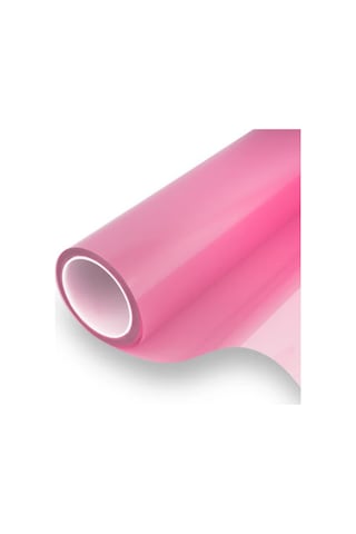 61 Cm X 3 Metre Pembe Renk Cam Kumlama, Ofis, Duşakabin Ve Balkon Camı Buzlu Kaplama Folyosu