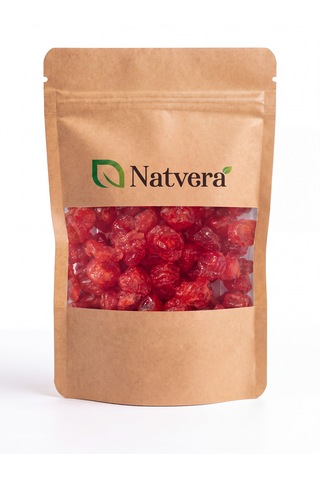 Natvera Tatlandırılmış Kiraz Kurusu 500 G Kilitli Kraft Paket