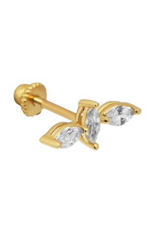 Altınkesesi Altın Markiz Kelebek Piercing Tragus Helix Altın