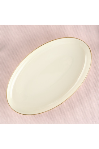 Aryıldız Hazel Gold Kayık Tabak 20 Cm Renkli