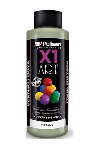 Polisan X1 Art Vernikli Hobi Boyası Tifany 120 ML