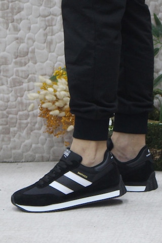 Hammer Jack 101 24985 Siyah Beyaz Erkek Sneaker Ayakkabı 001
