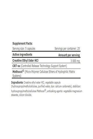 Amix Cee Creatine Ethyl Ester 125cps