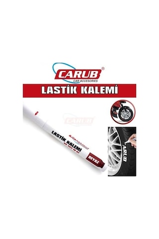Carub Lastik Yazma Kalemi Lastik Boya Kalemi Beyaz