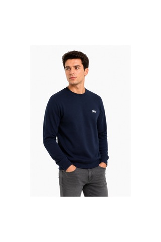 Baglan Erkek Sıfıryaka Mevsimlik Sweatshırt Bgl-st05446 Lacivert