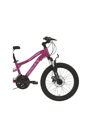 Kdx 2500 Disk Fren 20 Jant Çocuk Bisikleti 28 Cm Kadro 21 Vites Metalik Mor Pembe Beyaz Mor