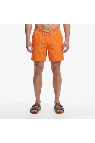 Nautica Regular Fit Erkek Turuncu Deniz Şortudesenlit65001t