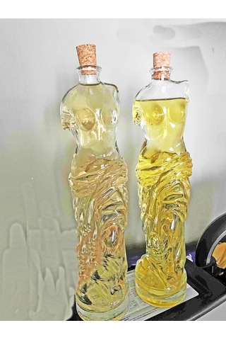 Venüs Yağdanlık - Kadın Figürlü Sirkelik Sosluk Lüx 180 Ml Çok Renkli