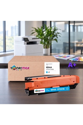 Hp 654a Cf331a Mavi Uyumlu Toner A Plus / Color Laserjet Enterprise M651