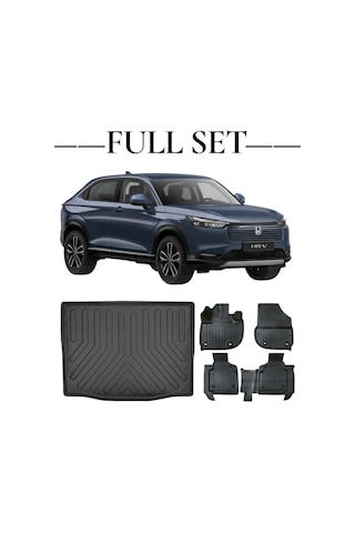 Honda Hrv 2024+ Araca Özel Bagaj Havuzu Ve 4d Paspas Takımı Premium
